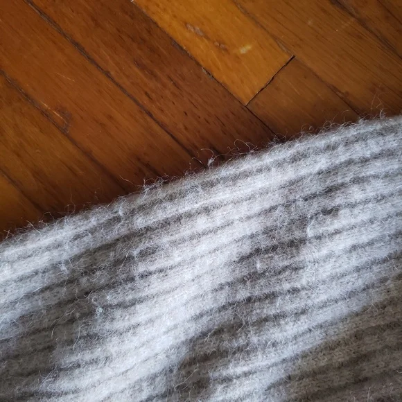 SOLD & Other Stories alpaca wool blend cardigan in oatmeal (S) - Picture 6 of 7